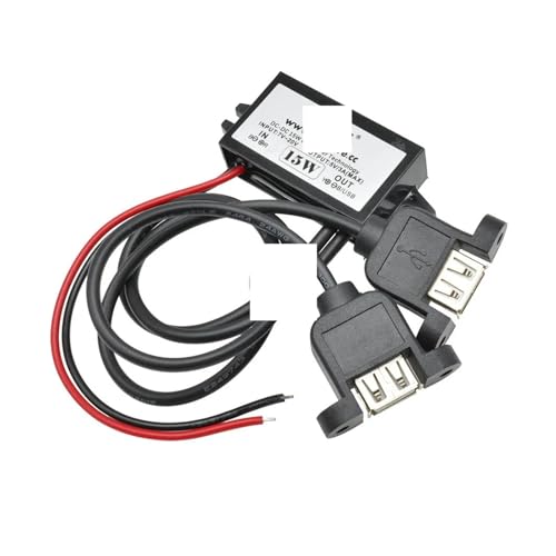 Convertisseur voiture 12V 5V élimine les surcharges double USB étanche permanent
