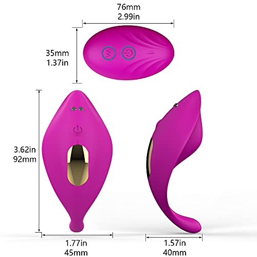 Vibradores Calcinha com Controle Remoto Sem Fio Dispositivo Estimulador Para Ponto g e Clitóris Brin