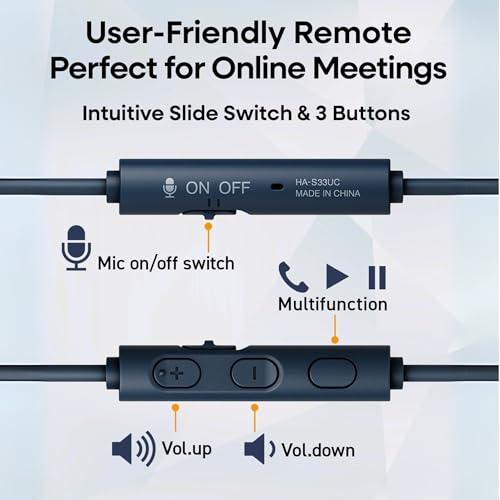 Image of JVC USB-C Wired On-Ear Headphones with Mic - Comfortable All-Day Wear, Clear Calls, Rich Sound - Foldable & Lightweight - Tangle-Free Single-Sided Cable - Great for Gaming & Work from Home