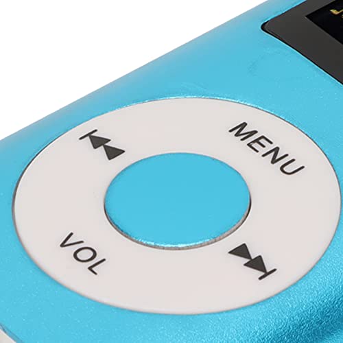 Reproductor de Música MP3, Reproductor de MP3, Reproductores de MP3 Portátiles, Pantalla LCD Delgada de 1,8 Pulgadas, con Auriculares, Compatible con MP3, WMA, FLAC, Ape, AAC, OGG (Azul)