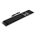Produktbild Matias FK318B-DE Aluminium Erweiterte USB Tastatur/Keyboard für Apple Mac OS | QWERTZ | Deutsch | mit reaktionsschnellen Flachen Tasten und zusätzlichem Ziffernblock | Space-Grey