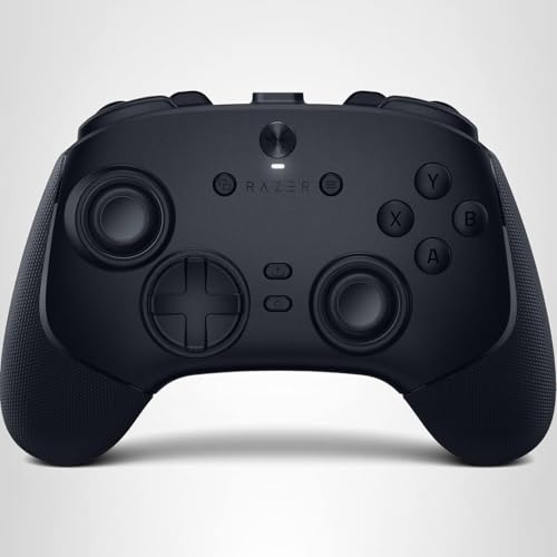 Razer Wolverine V3 Pro 8K PC Wireless Gaming Controller: 8000 Hz Polling Rate - TMR Thumbsticks with Swappable Caps - Up to 36 Hr Battery - 6 Remappable Buttons - Fast Triggers - Carrying Case - Black