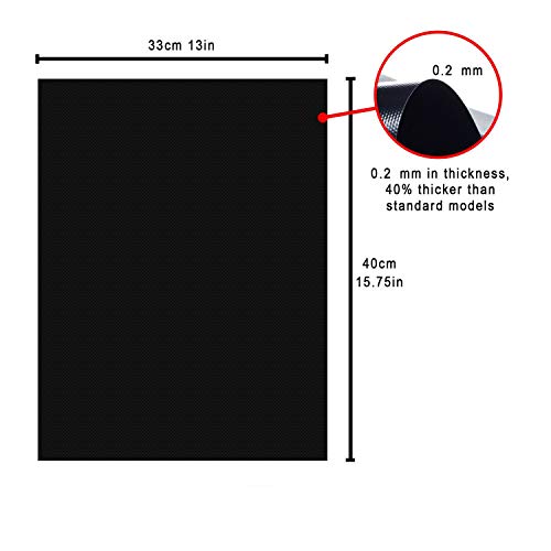 Gqc Bbq Grill Mat, Non-Stick Grill Cooking Mat Teflon Reusable Barbecue Baking Mats, Heavy Duty,Easy To Clean - Works On Electric Grill Gas Charcoal Bbq (6X(33X40) Cm) #TOP5