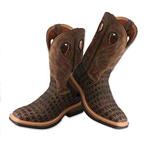 Image of Twisted X Men's 6 inch Work Oblique Toe Boot with CellSole comfort footbed