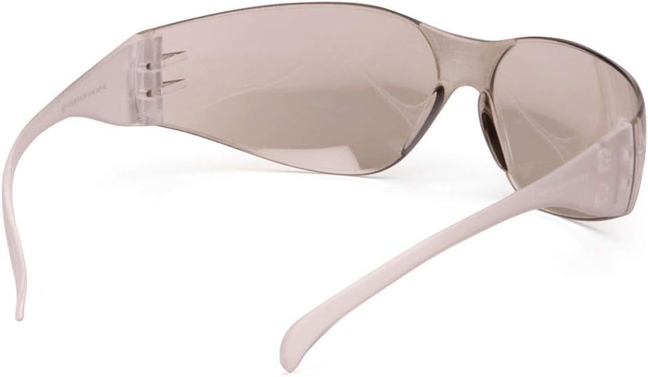 Pyramex Safety Glasses,Clr/I/O Mirror (Pack of 12)