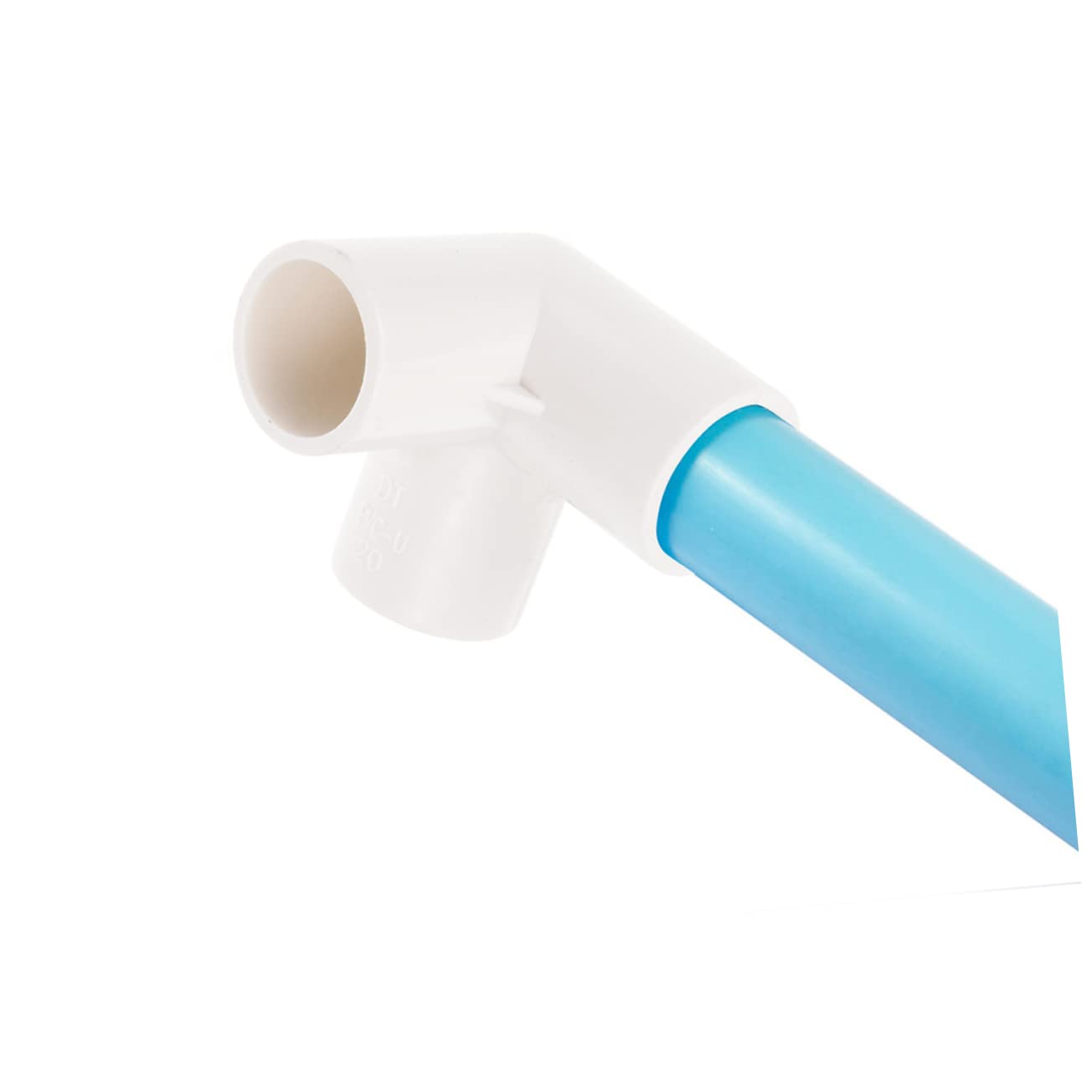 Housoutil Giunto Corrugato in Pvc 20 Pezzi Connettore Tee 3/4 Leggero e Resistente per Struttura Supporto Giardino e Prodotti Piscina Facile da Installare