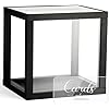 Menkxi Clear Wedding Card Box with Slot 10 x 10 x 8.5 Large Acrylic Card Box for Party Wooden Envelope Holder with Sign for Wedding Quinceanera Birthday Baby Shower DecorationsBlack,Wood