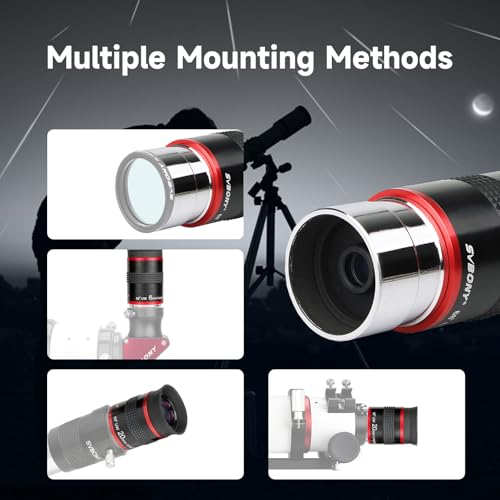 Oculaire de télescope FMC éliminant les reflets pour vision nette 6mm - 7