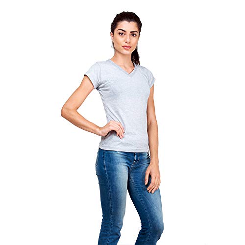 Kit com 5 Blusas Femininas Part.B Decote V