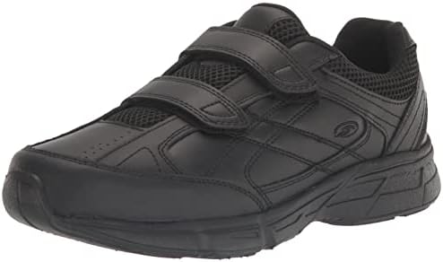 Dr. Scholl's - Men's Brisk Light Weight Dual Dtrap Sneaker, Wide Width (10 Wide, Black)