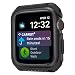Pierre Case Compatible with Apple Watch Case 44mm, Shock Proof Protective Rugged Smartwatch Cases Scratch Resistant Bumper Cover Replacement iWatch Series 5 4 44mm (Black)