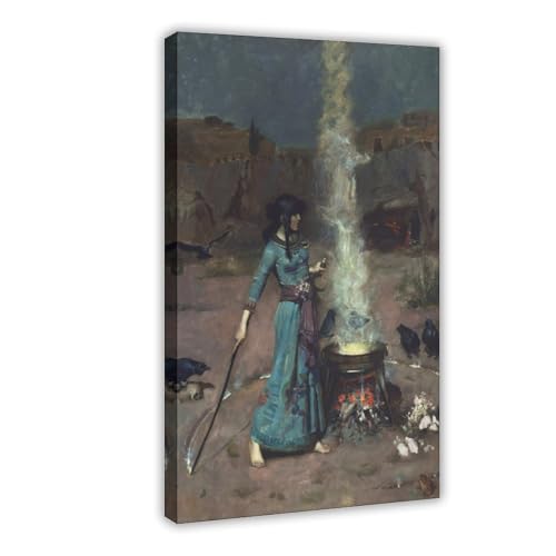 The Magic Circle Waterhouse toile pour habiller un mur blanc triste