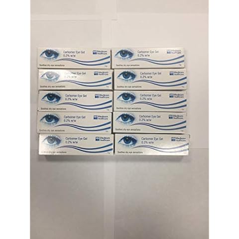 Carbomer Eye Gel 10g x10 tubes (Medicom Healthcare) Cover