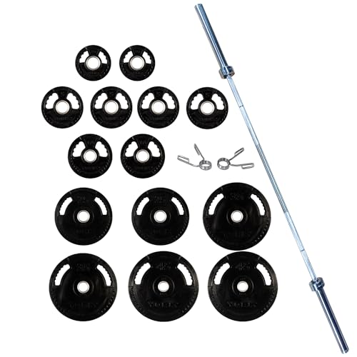 Rubber Olympic Weight Plate Set