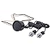 CNRAQR Dual Display Air Suspension Gauge Air Ride Air Pressure Gauge 2Inch 0-220PSI with 2Pcs 1/8NPT Sensors and 16.5ft Sensor Cable LCD Red