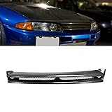 For Nissan Skyline R32 GTR OE Carbon Fiber glossy finish Front Bumper Grille Mesh Grill Cover Trim bodykits