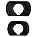 JJC EF-XTL Soft Durable Silicone Eyecup Viewfinder for Fujifilm X-T1, X-T2, X-T3, GFX-50S, X-H1, Replaces Fujifilm EC-XT L, EC-GFX, EC-XT M, EC-XT S and EC-XH W