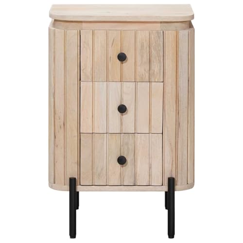 Table de chevet 3 tiroirs pour optimiser le rangement d'une chambre - 7