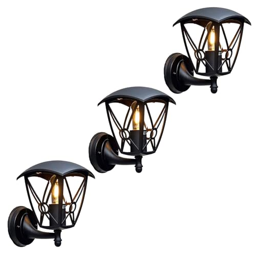 Aplique de pared impermeable exterior para iluminar patios y jardines
