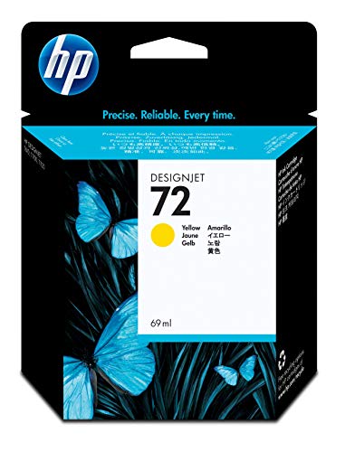 HP 72 cartouche d'encre DesignJet jaune 69 ml HP 72 cartouche d'encre DesignJet jaune 69 ml Jaune HP Designjet T610 T620 T770 T1100 T1200 T1200 HD T2300 T790 T1300 C9400A A jet d'encre... - vue 4