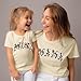 Halloween Mommy and Me Matching Outfit Mama and Mini Shirts Fall Mommy and Me Tees Halloween Family Matching Shirt Apricot