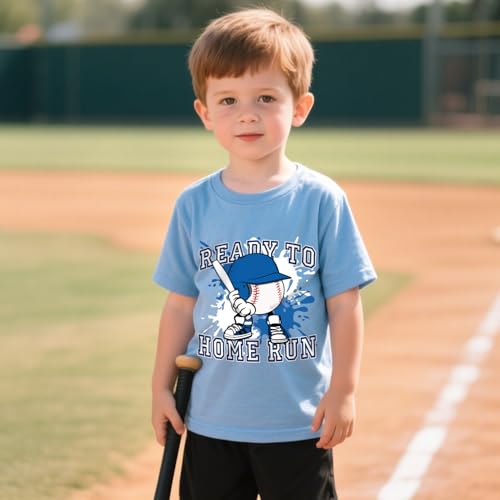 Boys Sport T-Shirt Balls Toddler Baseball Basketball Soccer Football Tee Funny Design Clothes 2-7 Years2