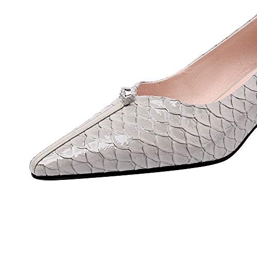 Image of TinaCus Women's Handmade Genuine Leather Pointed Toe Comfort Low Chunky Heel Loafer Shoes