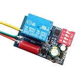 Relè YS-RT220K Modulo di interruttore di ritardo di apertura e chiusura a un circuito, 220 V CA, 110-250 V, regolatore di ritardo timer con interruttore regolabile