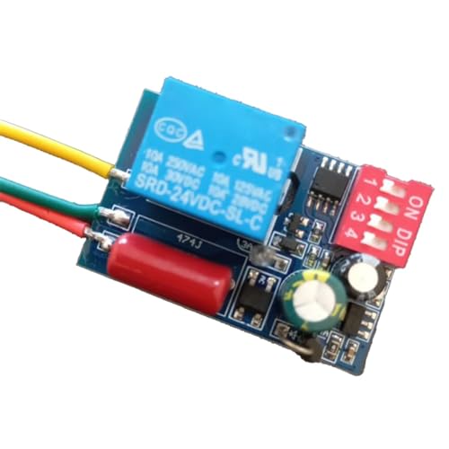 Relè YS-RT220K Modulo di interruttore di ritardo di apertura e chiusura a un circuito, 220 V CA, 110-250 V, regolatore di ritardo timer con interruttore regolabile