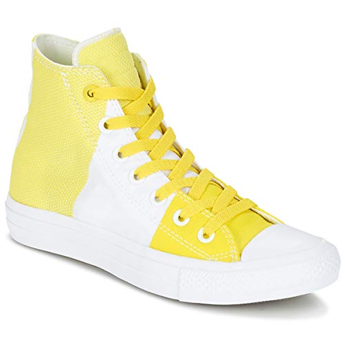 Converse Chuck Taylor All Star II, Zapatillas Altas Hombre, Amarillo Fresh Yellow White White, 41 EU