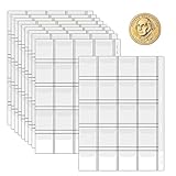 Münzsammlung Münzalbum Münzen Aufbewahrung Für Sammler, 282 Taschen Münzen Display Aufbewahrungsbox, Sammelhüllen Organizer Box Für Münzsammlung Zubehör, Geldwährung, Pfennige, Viertel-