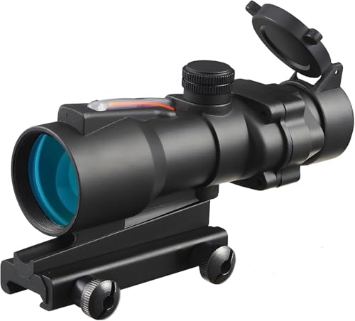 4x32 Scope Red Fiber Black (Rifle Scope)