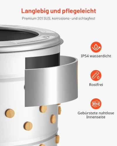 Foto von VEVOR Geflügelrupfmaschine, 500-mm-Trommel, 900 W, 230 U/min, Elektrische Rupfmaschine mit 98 Weichen Fingern & Transporträdern, Nassrupfmaschine zur Verarbeitung von 2 Küken gleichzeitig