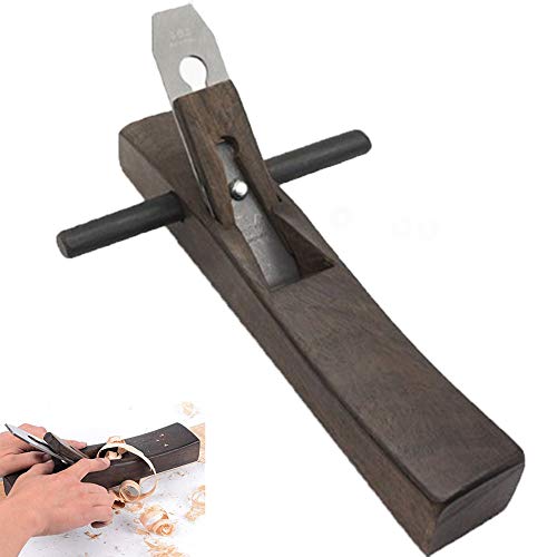 BRICOLAGE Menuiserie Mini Bloc De Bois, Main Planer Rasoir À Main Solide, Lame En Acier Coulé (35 * 6 * 4.5 Cm)