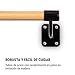 Klarfit Barre Mur - Barra de ballet, Montaje en pared, Largo 110...