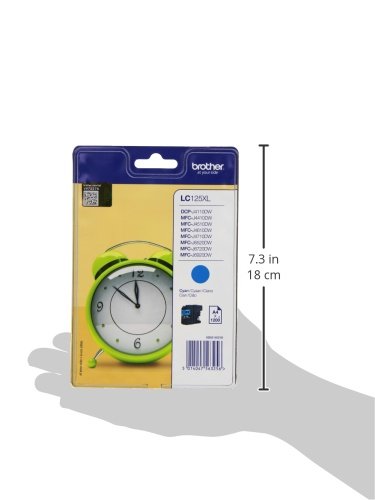 Brother LC 125XLCBP Cyan - vue 4