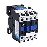 XMHF AC Contactor CJX2-1810 220V 25A 50/60Hz Coil 3P 3 Phase Rail Motor Controler Rail Mount Contactor
