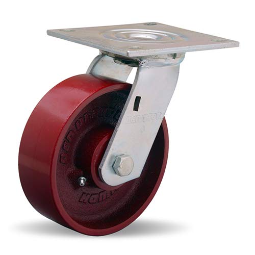 6" Hamilton (S-MS-6MB) Medium Service Swivel Caster Metal Wheel