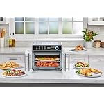 BLACK+DECKER Crisp 'N Bake Air Fryer Toaster Oven Combo, 12 in 1 Countertop Convection Oven Cooks Food Fast, Fits a Whole Pizza or 6 Toast Slices, French Doors with Stainless Steel Finish - Image 3