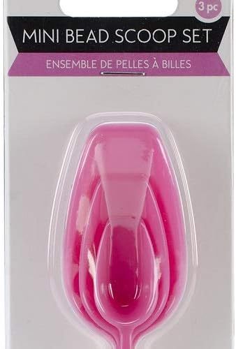 Miniatura 3 de Craft Medley BT256 - Herramienta para abalorios y joyas, juego de cucharadas de cuentas de Scoop-It, 3 piezas