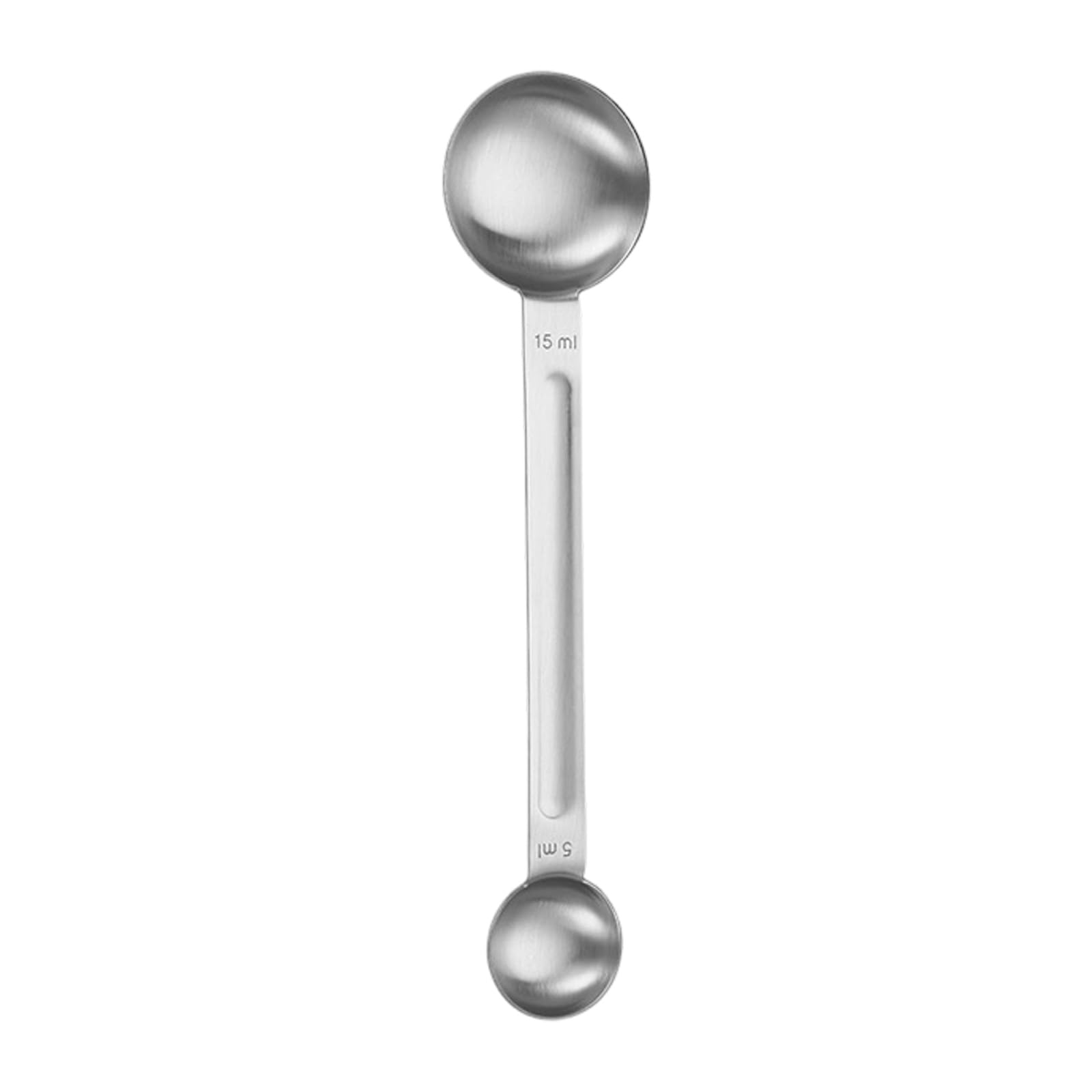 NVOQILIN Rustless Steel Double Headed Measuring Spoon with Clear Measurement Marks and Scale Baking Tool Ergonomic Double Headed