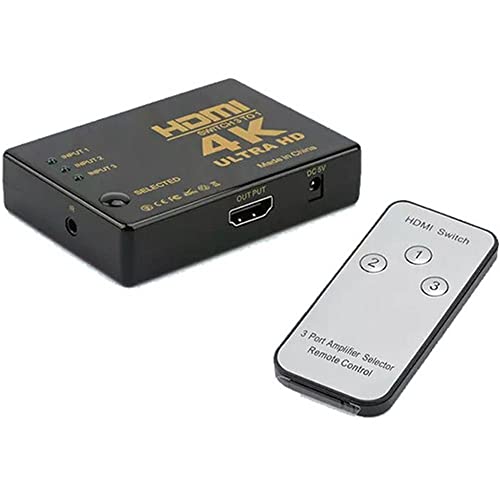 Chaveador Comutador Hdmi Switch 3x1 Ultra HD 4K
