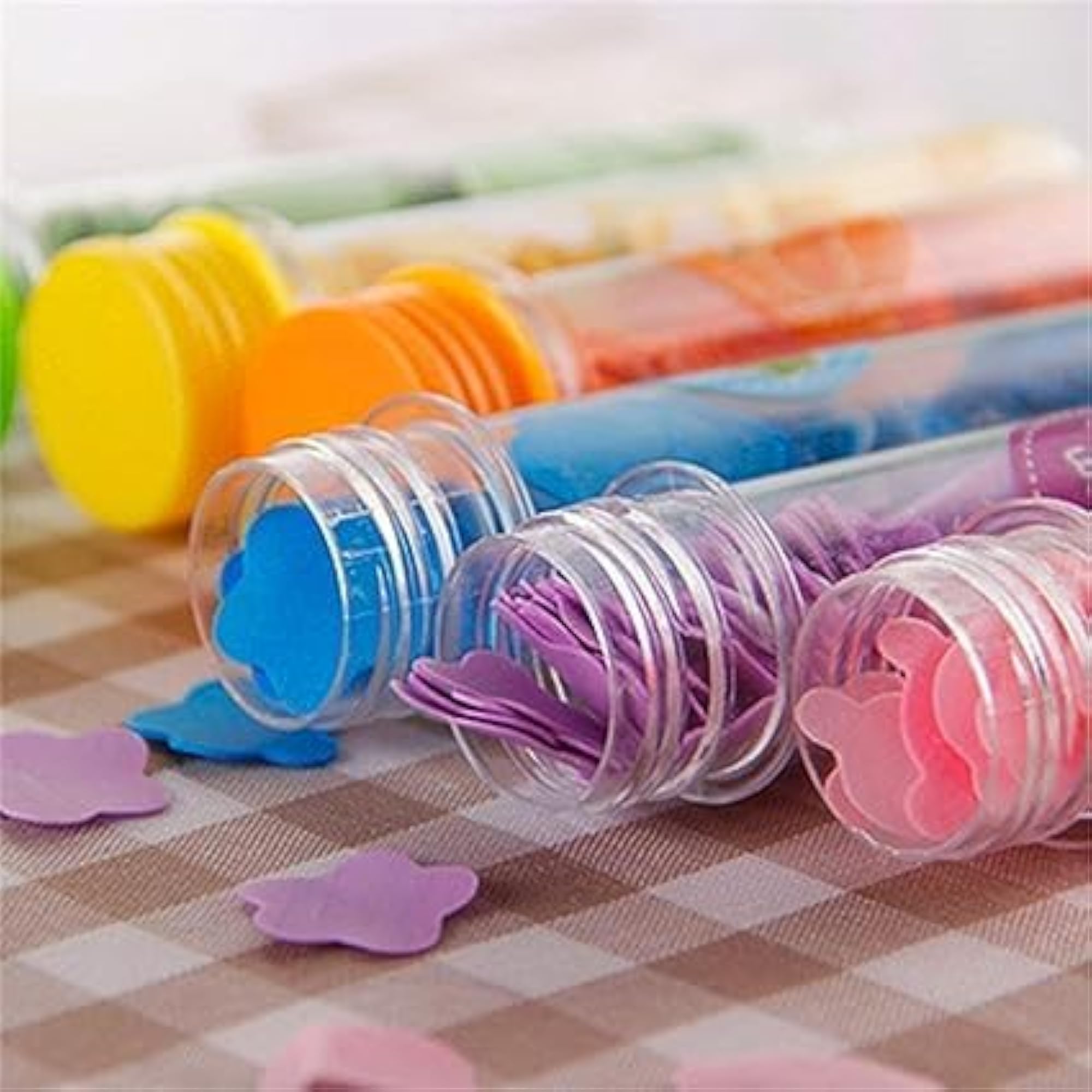 Mini Paper Soap Sheets in Tube Bottle, Flower Design Portable Soap