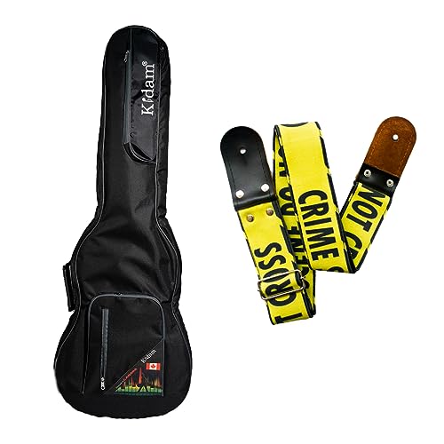 KIDAM | PAQUETE |Estuche para Bajo Electrico| Funda para bajo electrico | Gig bag, bajo case para...