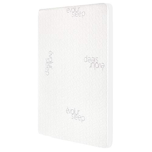 Evolur Portable Crib Tencel Waterproof Mattress Protector Pad and