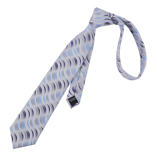 Image of Alizeal Mens 3.15'' Gradient Novelty Pattern Tie Set with Pocket Square Casual Color Tie Set