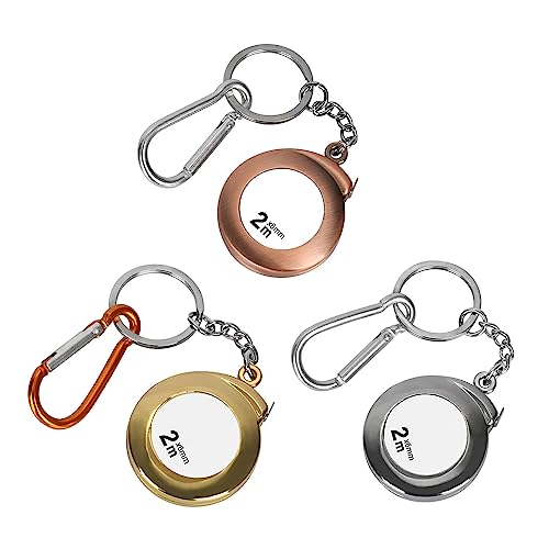 Cinta métrica mini retractil de 2 m acero inoxidable miniatura 2