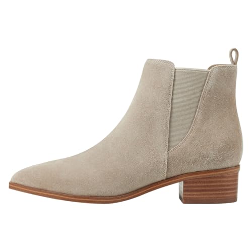 Women Fashion Pointed Toe Stretchy Ankle Boots Block Low Heel Casual Walking Booties Size 4-16 US2