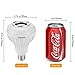 Texsens LED Light Bulb Bluetooth Speaker, 6W E26 RGB Changing Lamp Wireless Stereo Audio with 24 Keys Remote Control