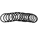 Tbest Crank Spacers Chainring Spacer,spacers bbshd Cassette Crank washers 7 Speed hub bsa30 Chain line Single Washer Black ycle bb Wheels Accessories(Black)